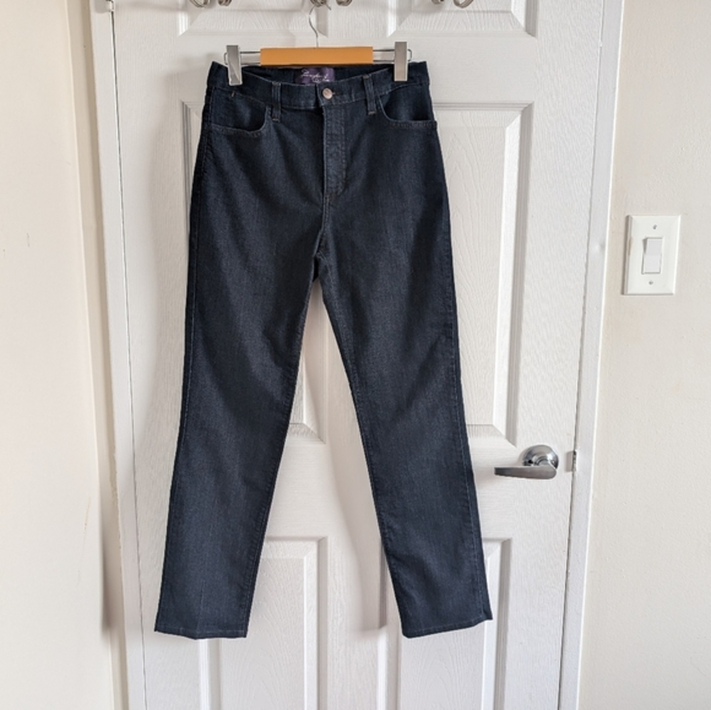 NYDJ Not Your Daughters Twiggy Slim Straight Jeans 10017 Size 10